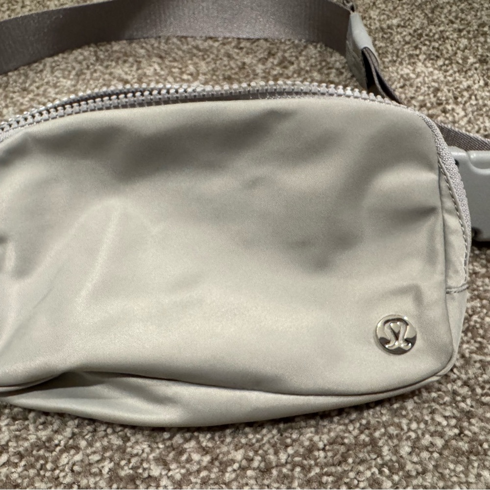 Lululemon Light Gray Belt Bag